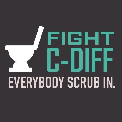 C-diff is a bacterial infection linked to 20,000 American deaths each year. Fight C-diff by washing your hands with soap. #EverybodyScrubIn