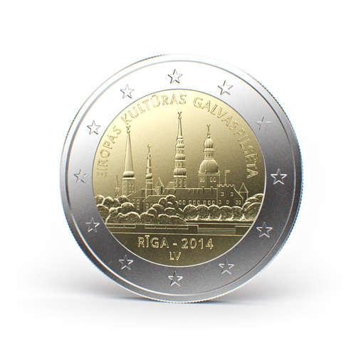 Euro coins, Latvian coins, rare coins, error coins, antiques.