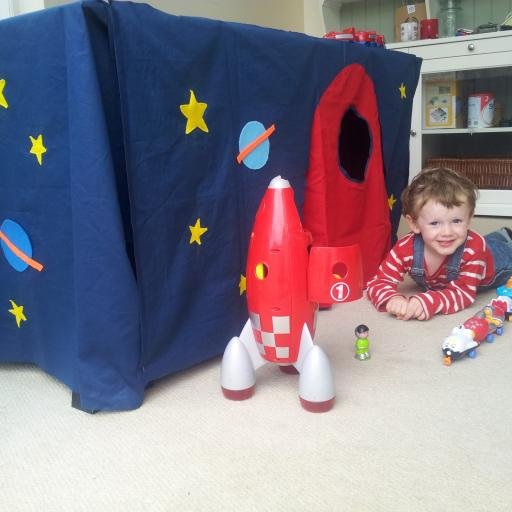 Remember making a den out of sheets! How about a hand made fun Table den to hide in! Whether your a fireman, princess or a knight we have the den for you!