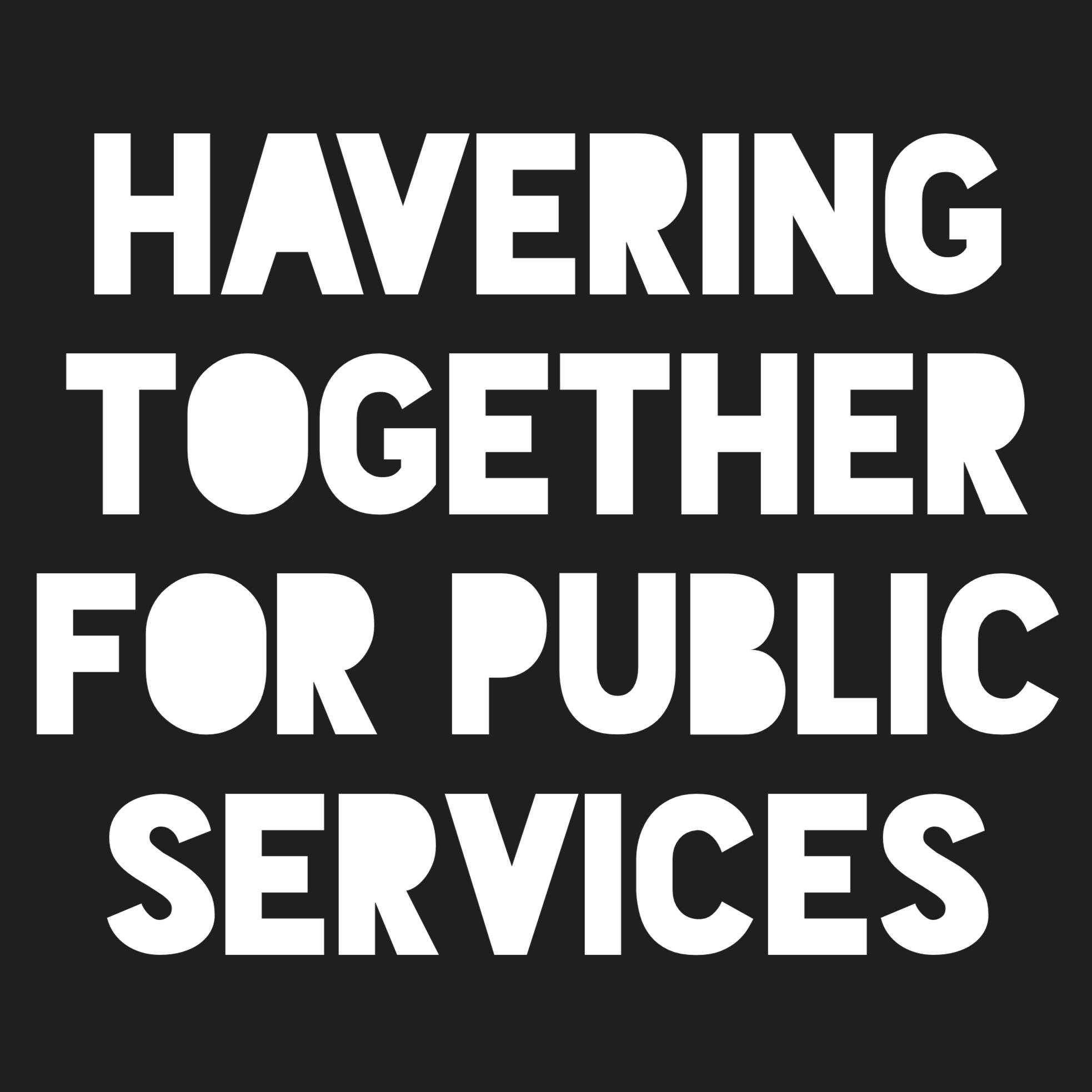 For the best Public Services in the London Borough of #Havering. We are a Community Alliance led by residents and community organisations. (Est Sept 2014)