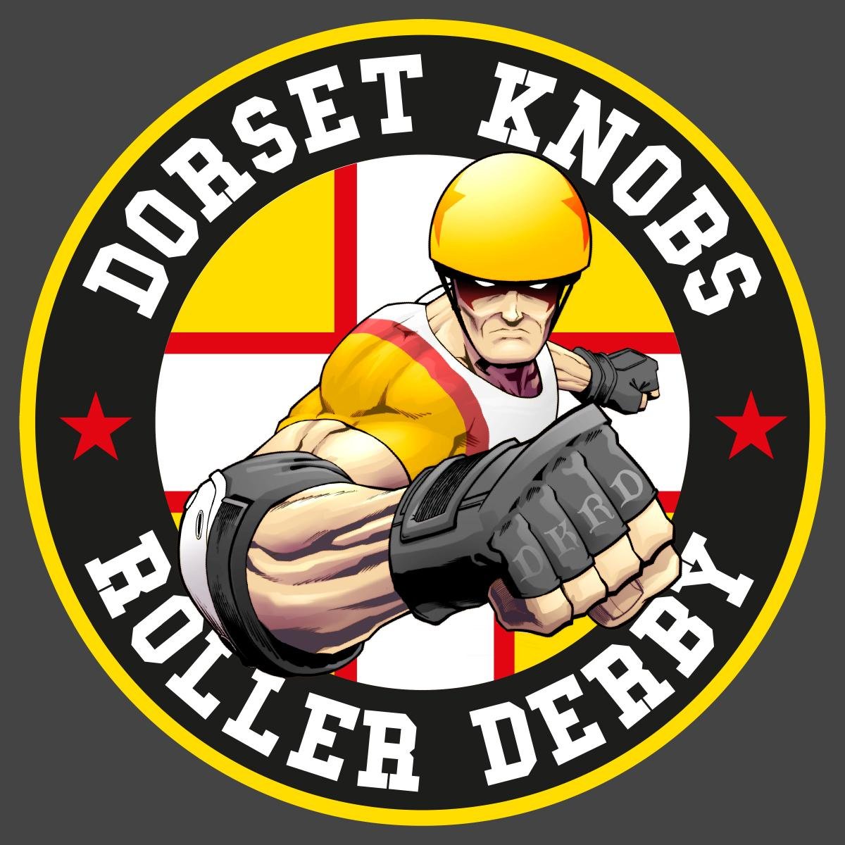 Dorset Mens Roller Derby Team. Who's a'fear'd!