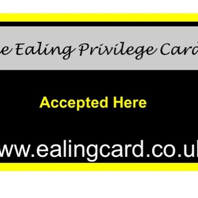 ealingcard's profile picture. A new card to offer Ealing residents discounts at local Businesses.