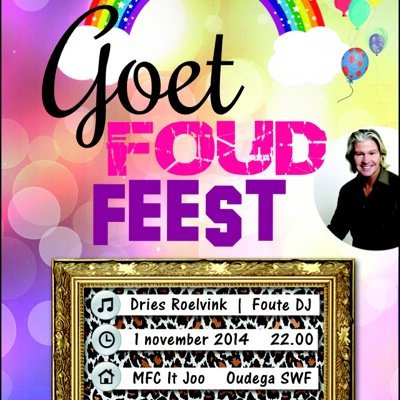Organisatie van evenementen in MFC It Joo!