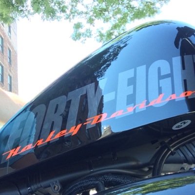I'm a  Harley Davidson 48 rider that has started a video log of New York City. I will bring you all of NYC from the view of my 48 sportster! Check out my page.