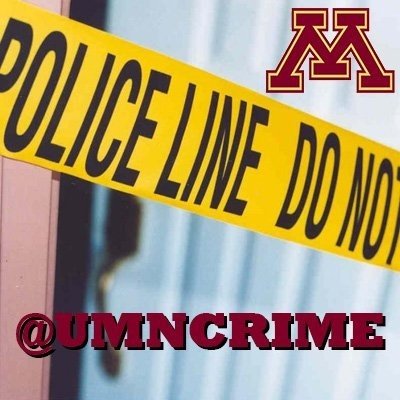 Updating students on crime near or on campus. DM me with info and I will tweet it!