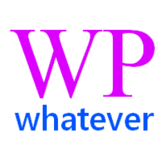 WPwhatever's profile picture. WPwhatever is your new resource for Wordpress themes, plugins and whatever you need to get your Wordpress site off the ground.