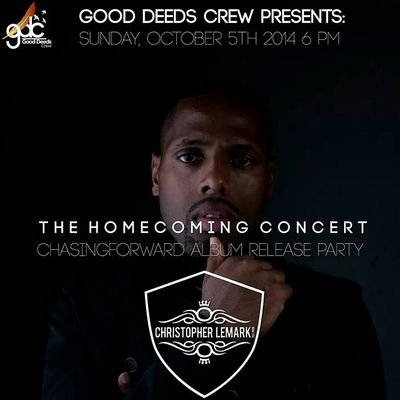 @ChrisLeMark #BeatCouncil Presents #ChasingForward #September27th iTunes Album release concert #October5th http://t.co/ond9dRQvy7