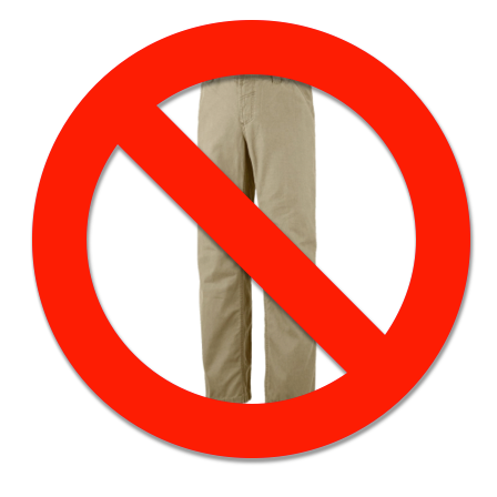 Remember that nightmare you had where you forgot to put on pants and then went to class? Yeah, that happened in real life.