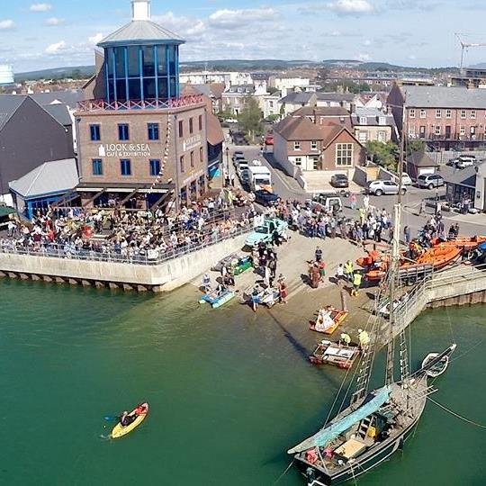 Riverside Heritage Exhibition with superb views from the glass tower. Excellent restaurant overlooking river and sea. Great fun for all. School visits welcome!