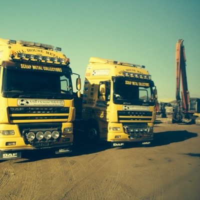 scrap847's profile picture. millhousemetals are a well established scrap metal merchants based in widnes top rates paid 
scrap metal
hiab and site clearance
lowloader etc grab waggen