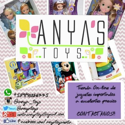 Venta On-line de juguetes importados y originales a los mejores precios inf 04140286775 o ventasanyatoys@gmail.com