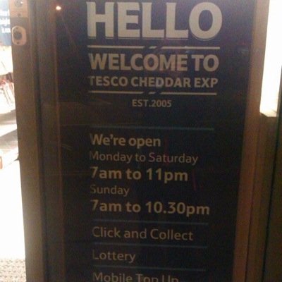 Open Monday-Saturday 7am-11pm, Sunday 7am-10:30pm.