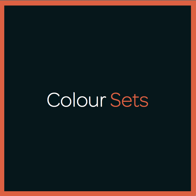 ColourSets's profile picture. Quality hand-crafted tools for designers and developers.