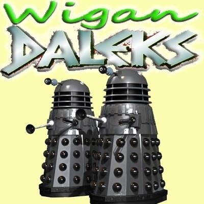 Ken & Keith - THE WIGAN DALEKS - the most evil ruthless beings in the galaxy, but with regional accents and a penchant for pies!