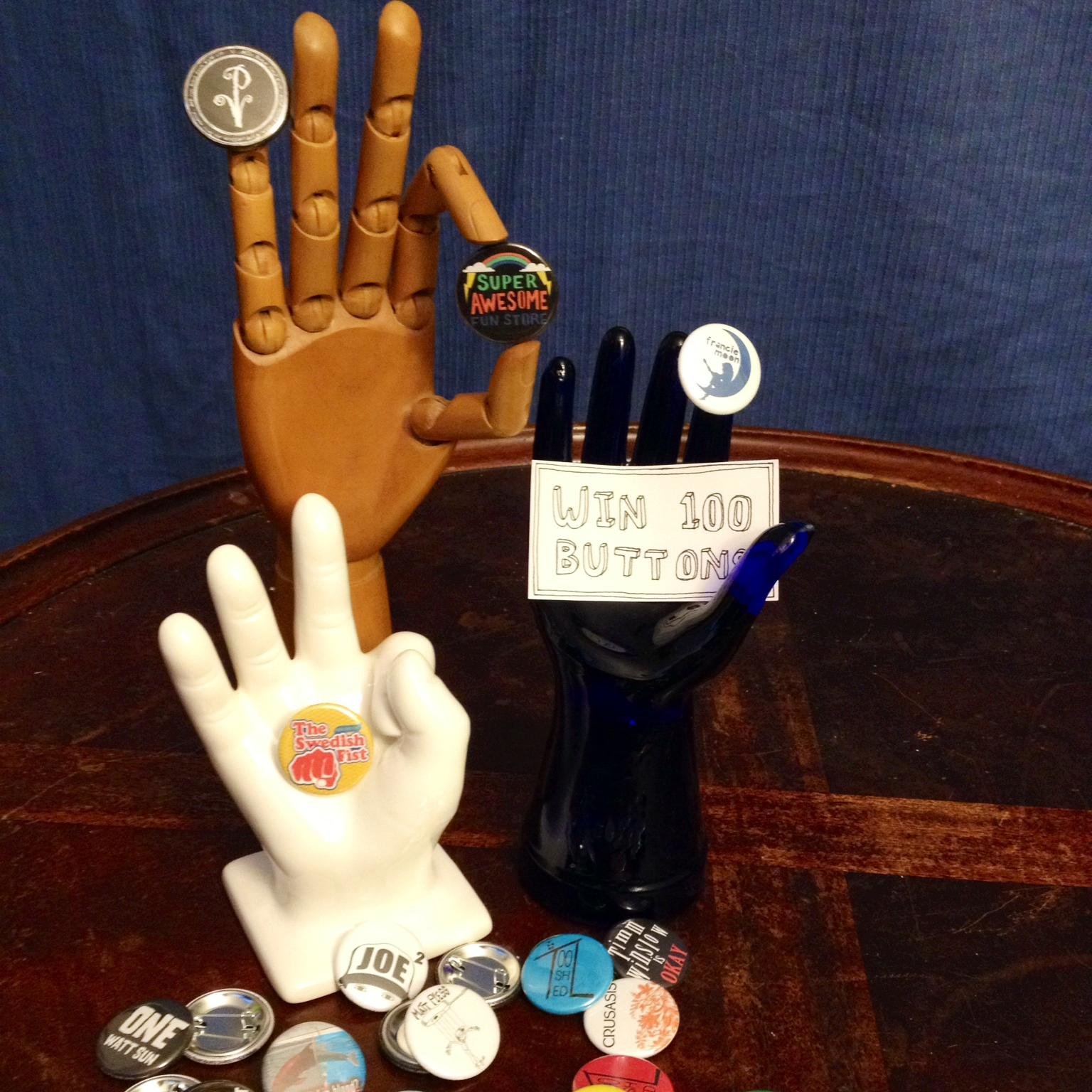 We Make Custom Buttons