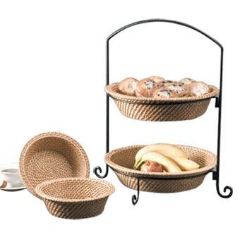 synthetic wicker baskets, food-contact-safe polyrattan horeca baskets, toddler safe & washable classroom baskets compliant with CPSIA & LFGB standards