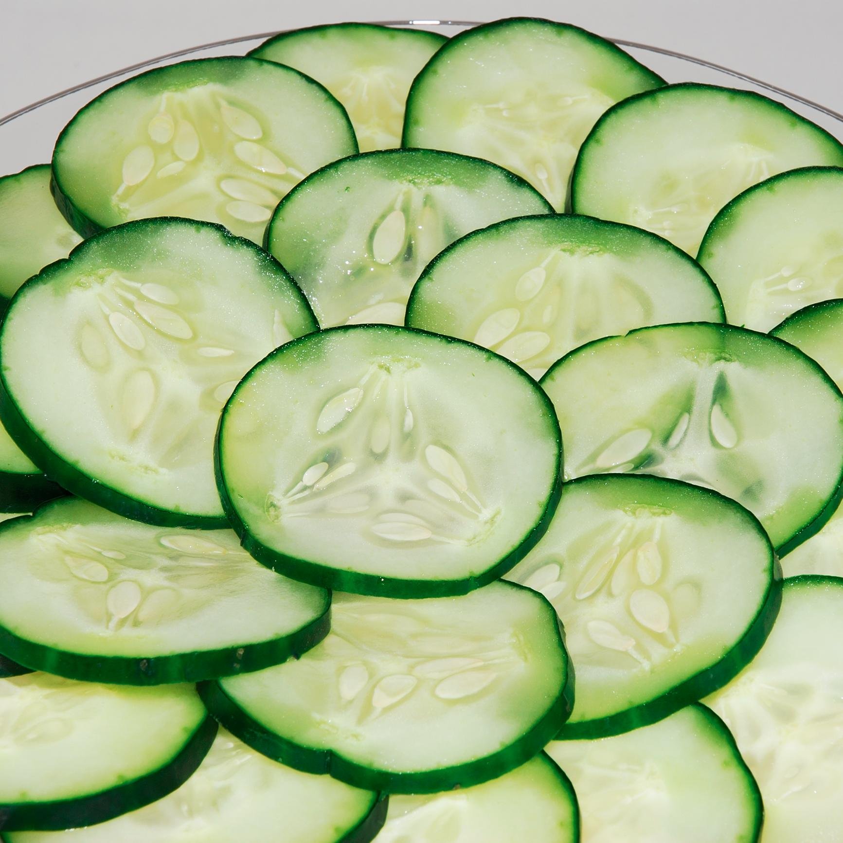 I eat cucumbers