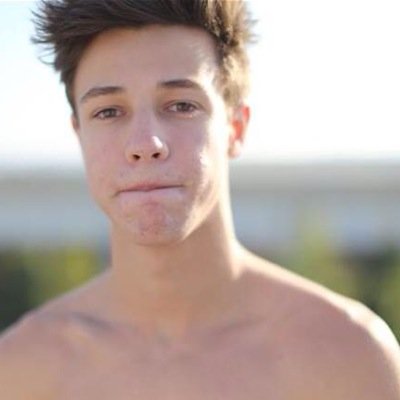 Oh, how I love his teeth
Oh, his hair
How I love his hair
His face is so perfect
And I just want him in my bed to tonight it's Cameron Dallas