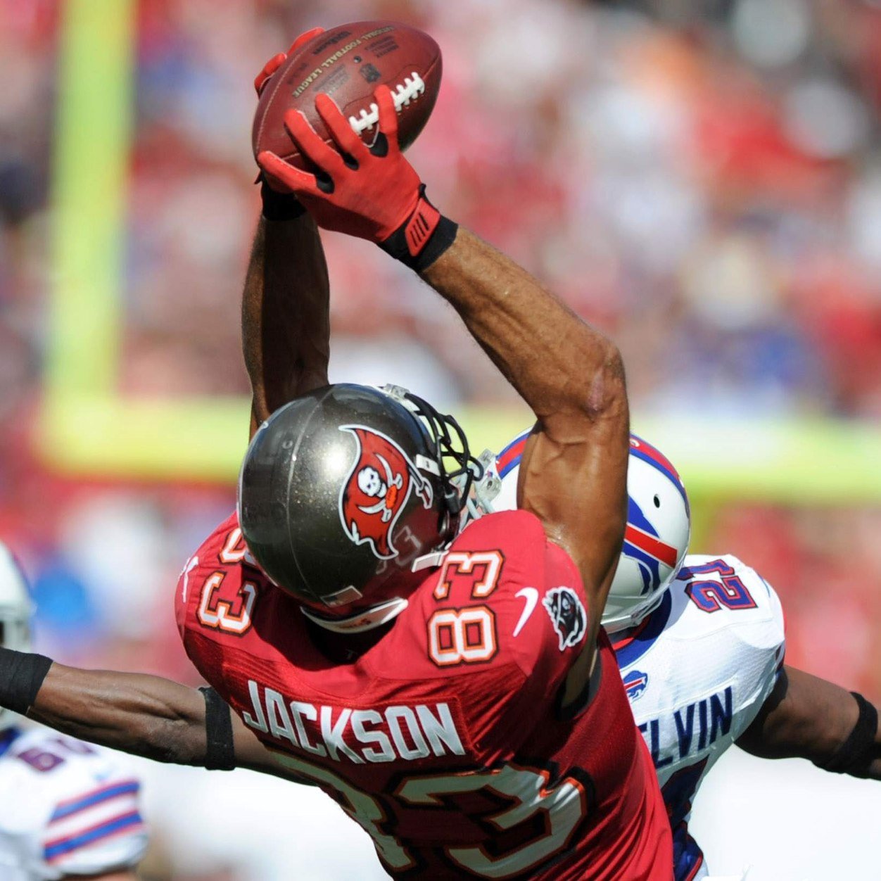 Catching TD like no other WR #VJ83 Whos Josh Freeman, #FireSchiano i still miss you Cry Baby Rivers but fuck SD
