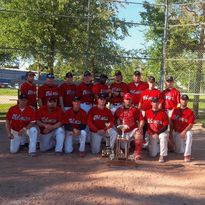 The Shakespeare Falcons are a men's fastball team that play in the SPFML. 2011, 2013, 2014 and 2019 SPMFL Champions. ISC Participants #61