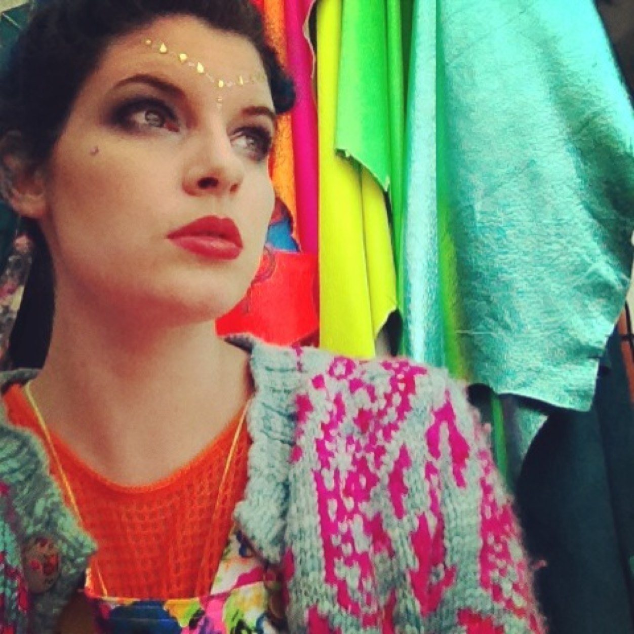 Crooked Knitwear is a eclectic fashion house currently based in Derby, UK and is owned by Megan Crook, textile guru