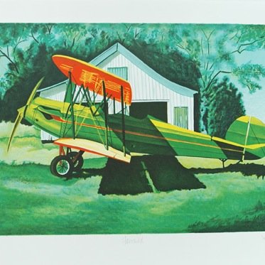 #NY #Artist Joyce Arons demonstrates a passion for #planes with some of her most #beautiful works evoking the romance of # America’s #barnstorming #aviation