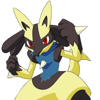 Shiny lucario.