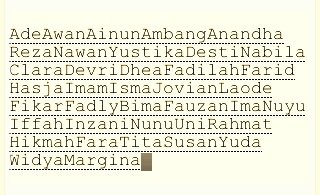 Xexacta1's profile picture. Ketua-Devriyanti;Wakil-NurInzani;Sekretaris-Anandha;Bendahara-StNurhikmah