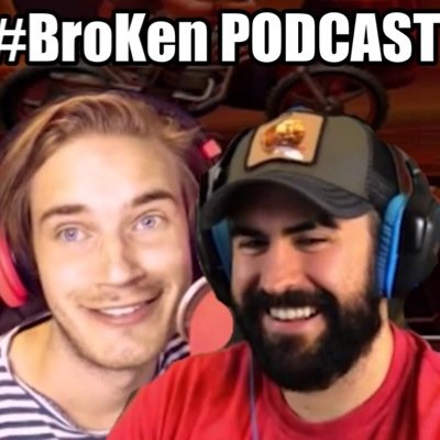 BroKenPodcast's profile picture. Account for @pewdiepie and @cinnamontoastk's new podcast #BroKen! We will be the source of all things #Broken! #BroKenPodcast (OG bro)