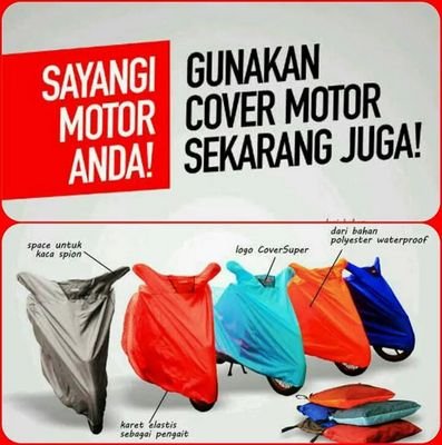 ready stock makassar, cover super (pelindung motor) minat call/sms 085255184999,, free delivery