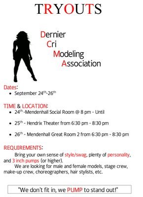 Dernier Cri' Modeling Association                           We don't fit in, we PUMP to stand out!!