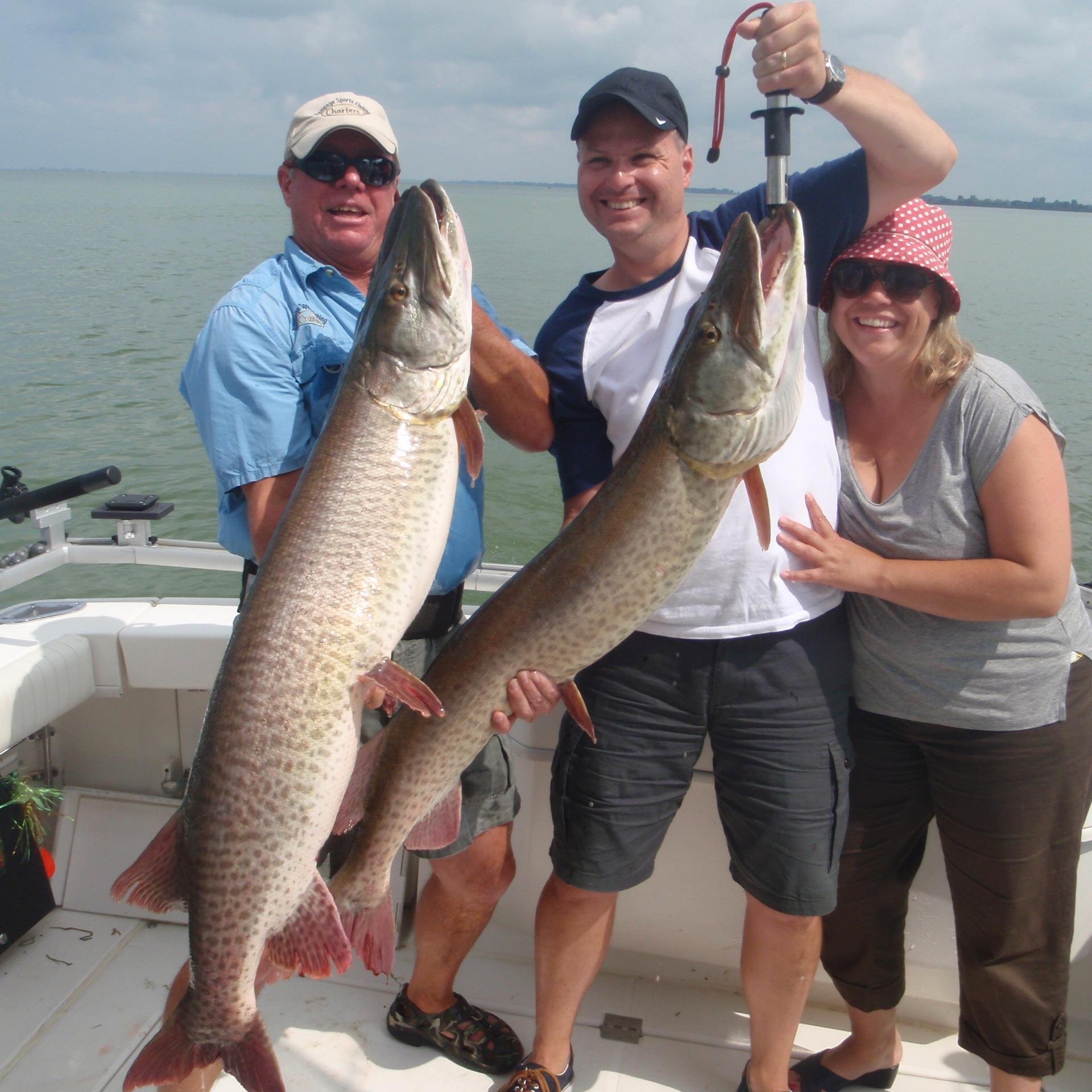 We are a family operated Charter service. We fish Lake Erie Western Basin for Walleye and Lake St. Clair for Musky.