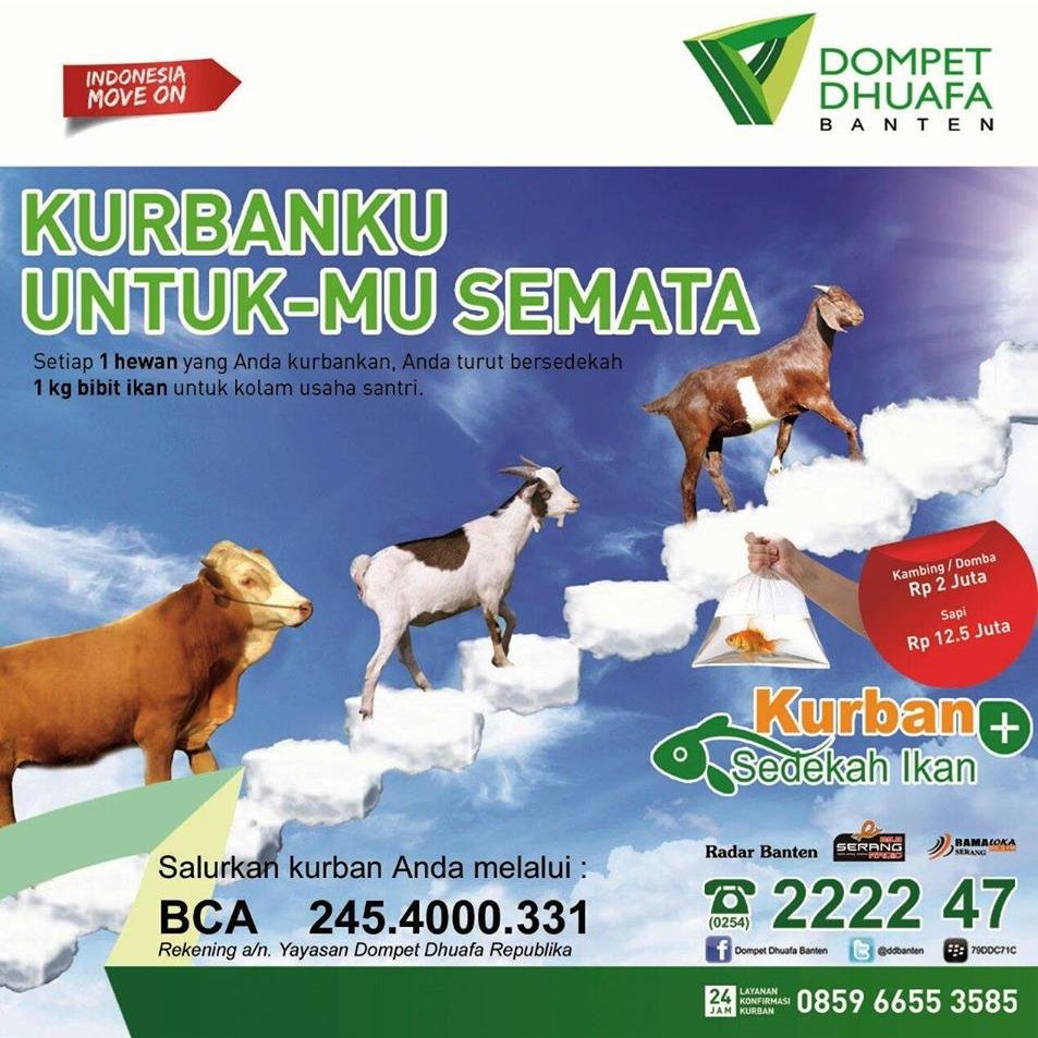 Gerai Zakat DD Cilegon-Komp Istana Cilegon Blok C8 Phone (0254) 377159. Tunaikan Zakat Anda melalui BCA 245.4000.331, BNI Syariah 9999.25.25.8  @ddbanten