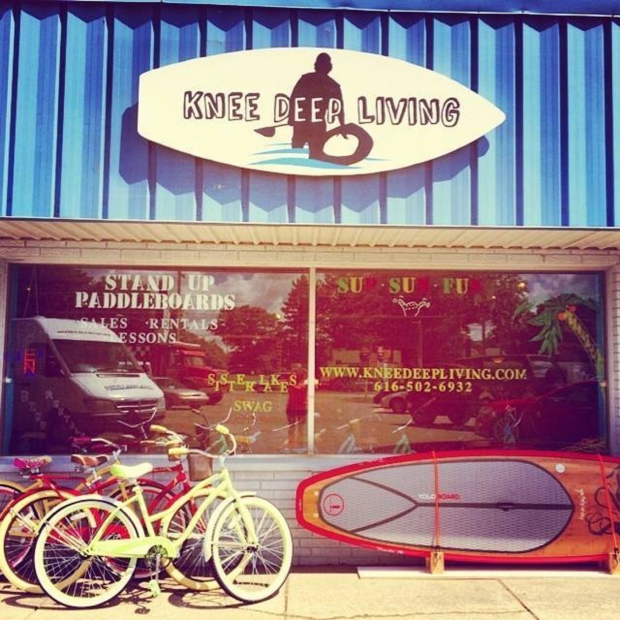 kneedeepliving's profile picture. SUP, Sun & Fun. YOLO Board + Kialoa Paddle Dealer. SUP Shop just livin' the dream.