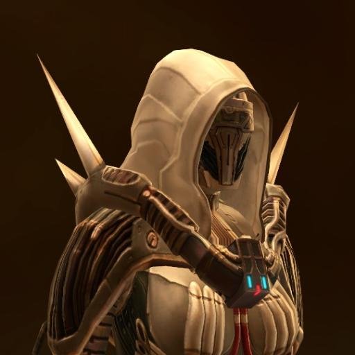 [SWTOR RP account. Ebon Hawk server. All tweets IC. Mask distorts voice.]