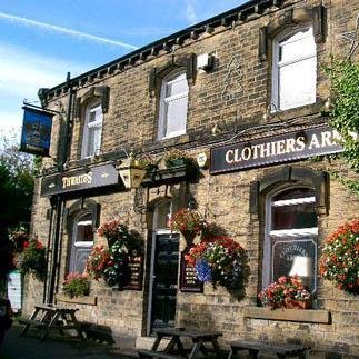 TheClothiers's profile picture. Bitter from £2.80 Lager from £2.95 Double Sprit & Mix from £3.50 Sky Sports shown LIVE Quiz Night Thursday, prizes to be won!!