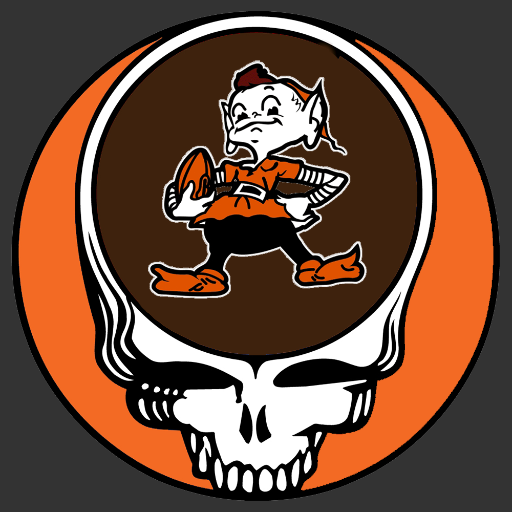 Hokies, Tribe, Browns fan deadhead