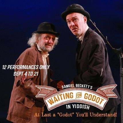 Varn af Godo (Waiting for Godot in Yiddish), returns to NYC for a limited run of 12 performances at the Barrow Street Theatre.