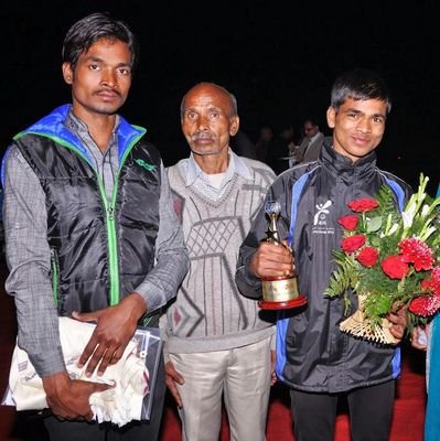 My younger Brother Manjesh Tiwari international Ice skating player , He Represents to India