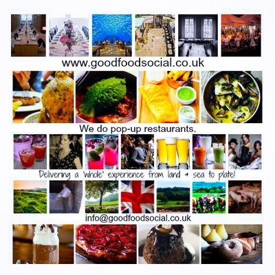 Pop-Up Social Restaurants. Handmade, rustic, bistro-style dishes with theatrical twist! Seasonal, #UK & Local quality, fresh produce/ingredients sourced direct.