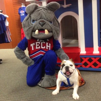LA Tech Mascot. Go dawgs!