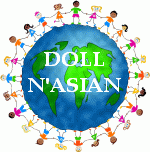 We sell dolls dressed in their native asian attire!