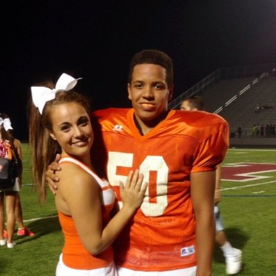 15. I am a cheerleader. I am a football player.