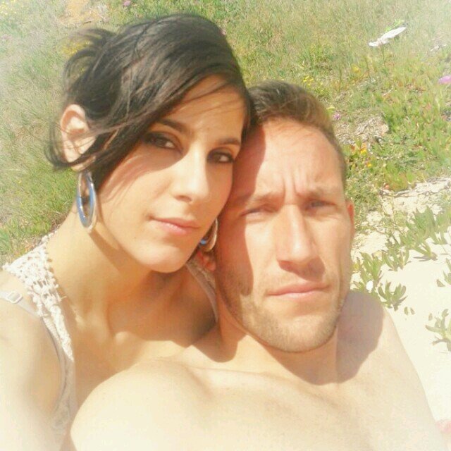 muy feliz con mi niňa y mi amor!!os quiero :)