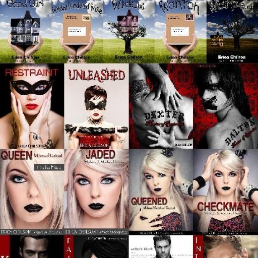 Erica Chilson- Author of the M&M of Restraint, Blended,  Rusty Knob, & Followill series. Dark/LGBTQ/Suspense Writer/Reader/Reviewer/Blogger- Wicked Reads