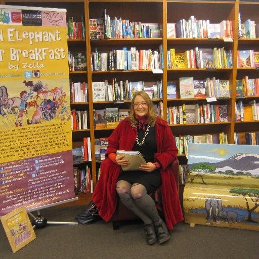 An author and illustrator of children's books, including An Elephant for  Breakfast.  Founder of Tale2Tail: an education charity for children.