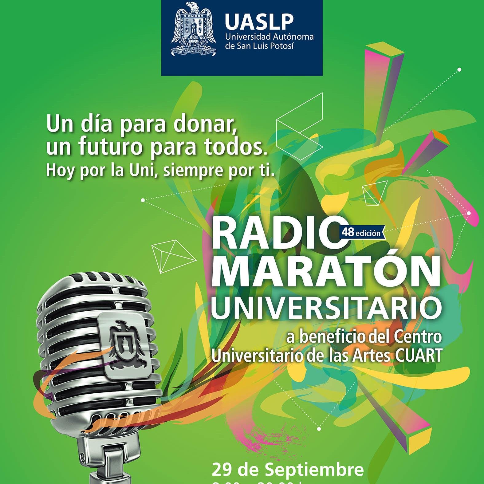 Espacio dedicado para crear vínculos de unión para el próximo Radio Maratón en beneficio del Centro Universitario de las Artes UASLP