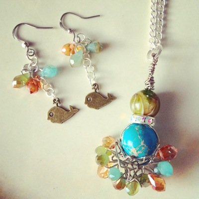 Handcrafted Jewelry Using All Natural Stones, Turquoise and Crystals.