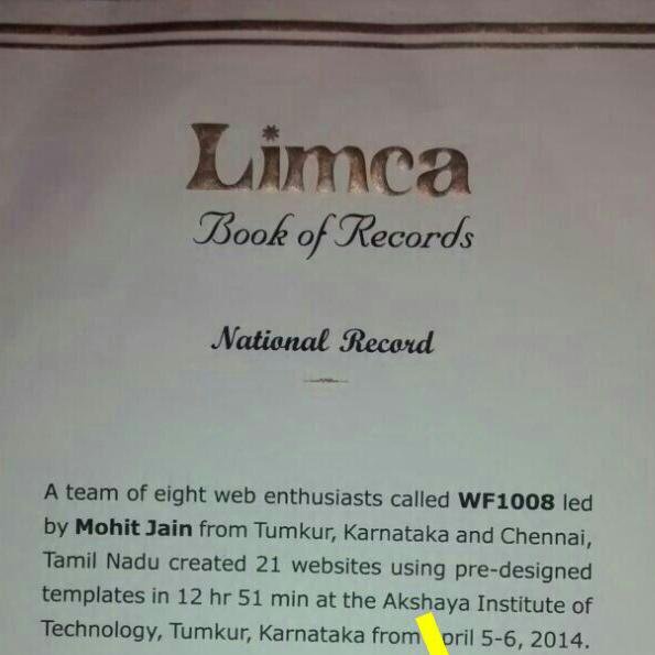 jmohit43's profile picture. CREATED 36 WEBSITE IN 12 HOURS 43 MINUTES An Attempt for LIMCA BOOK OF RECORDS Har Aadmi Online @ Aam Aadmi Price