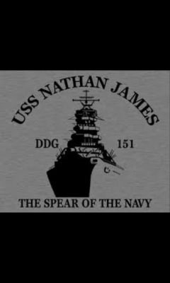 ¡Aquí el U.S.S Nathan James! Buque destructor de la Marítima de los Estados Unidos de América. USS Nathan James (DDG-151)